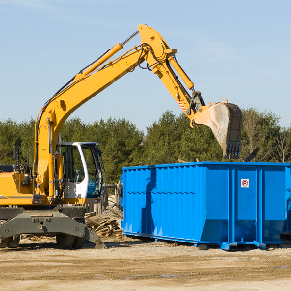 can i choose the location where the residential dumpster will be placed in Fort Supply Oklahoma